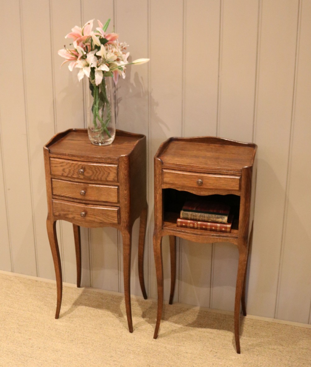Pair Of French Oak Bedside Cabinets View IV