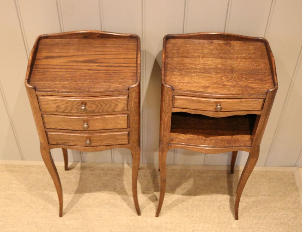 Pair Of French Oak Bedside Cabinets View VIII