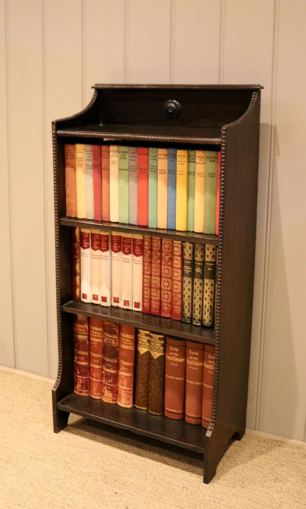 Dark Oak Open Bookcase View X