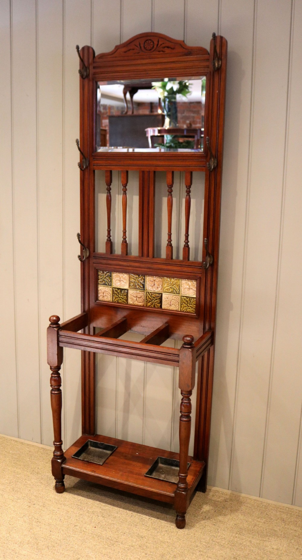 Edwardian Walnut Hall Stand View III