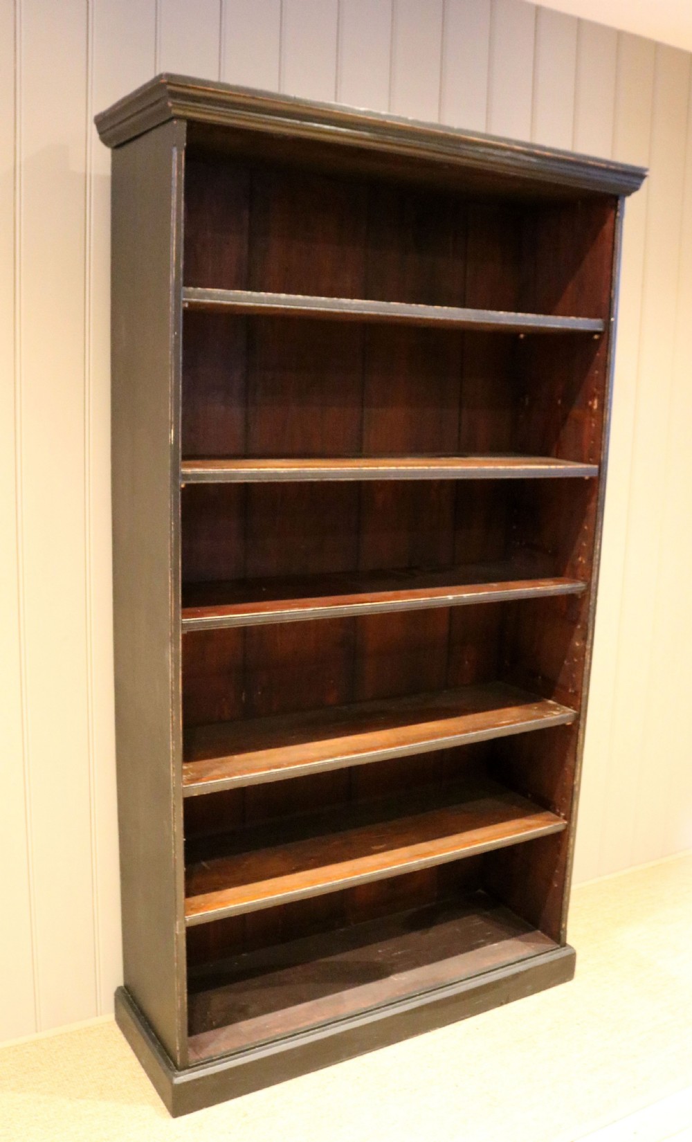 Tall Open Painted Bookcase View II