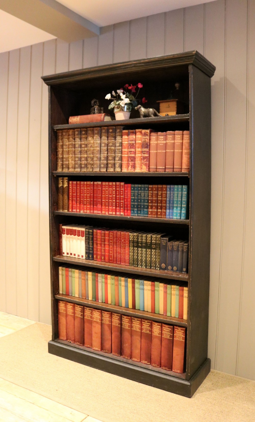 Tall Open Painted Bookcase View VII