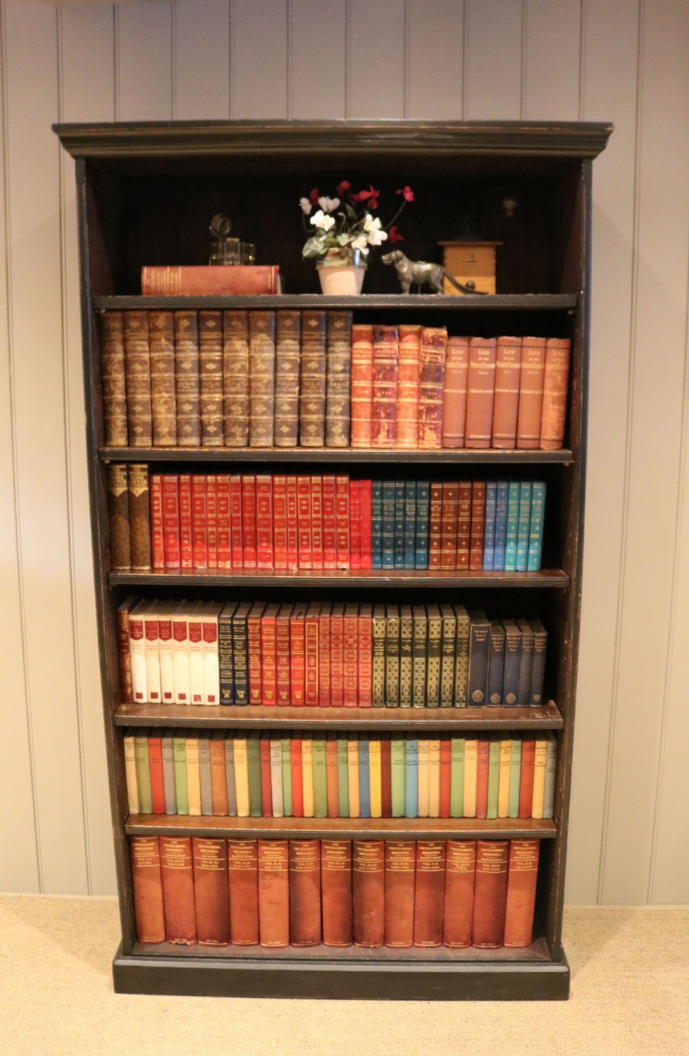 Tall Open Painted Bookcase View IX