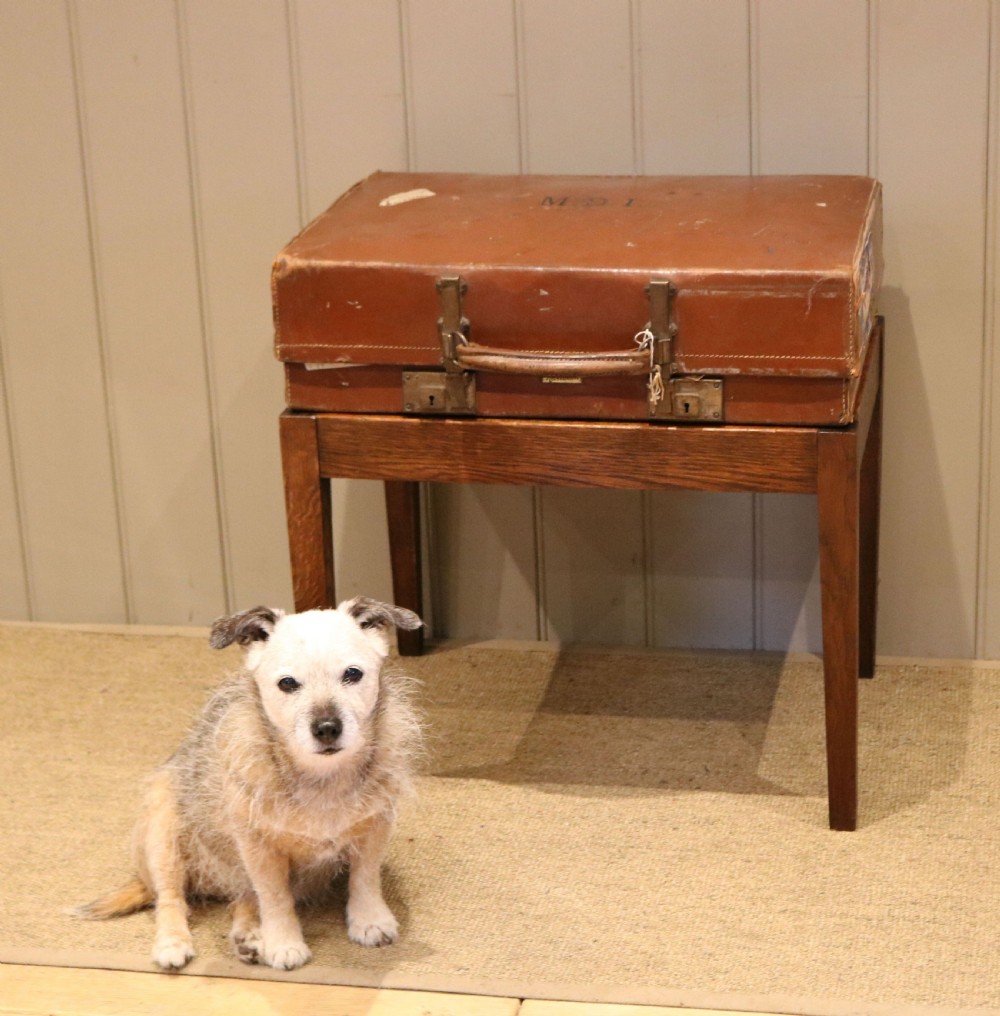 Edwardian Oak Luggage Stand View II