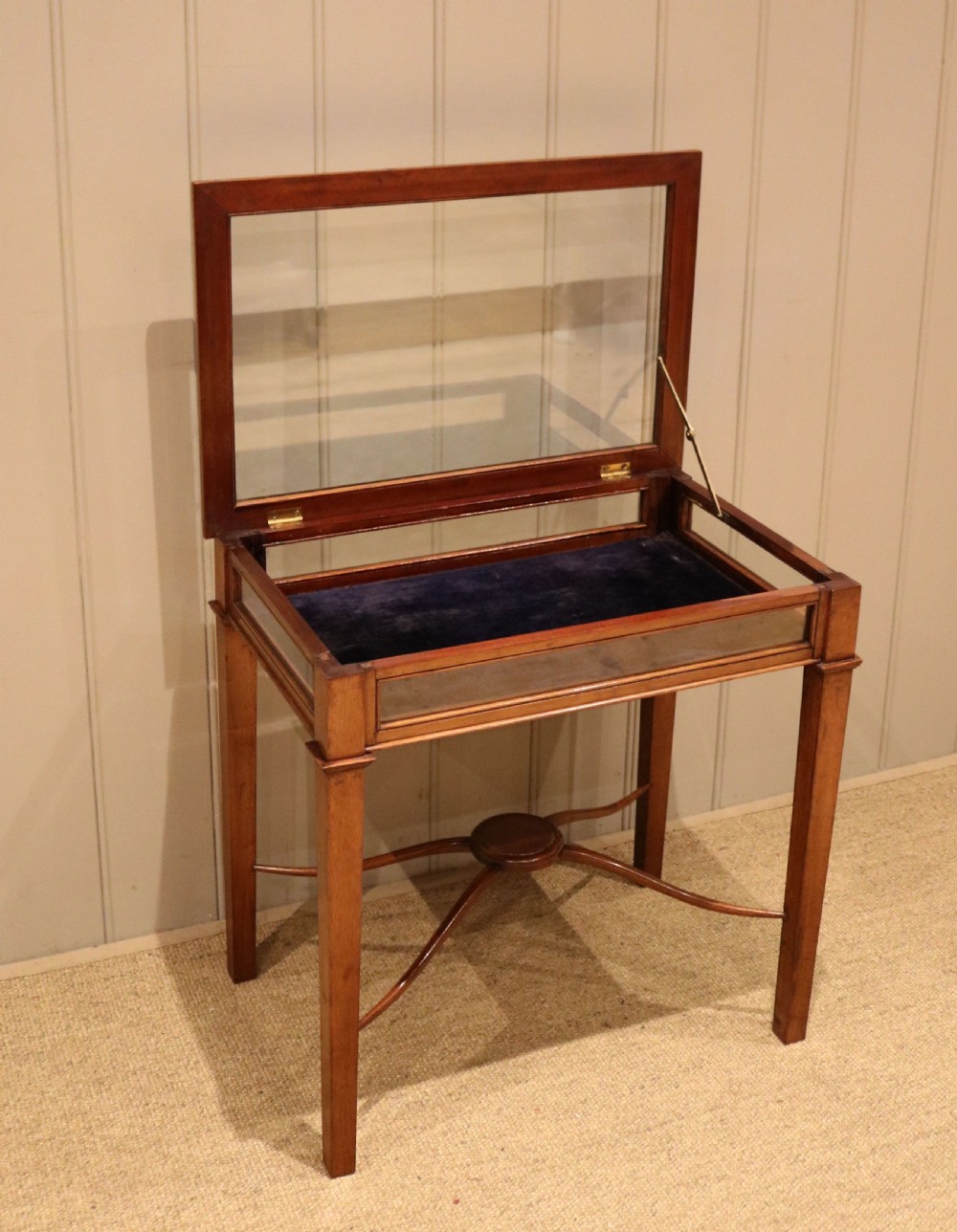 Small Edwardian Mahogany Bijouterie Table View V