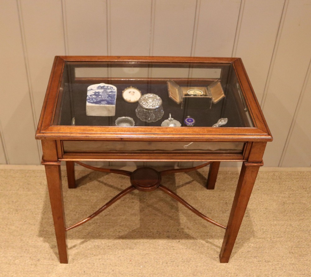 Small Edwardian Mahogany Bijouterie Table View X