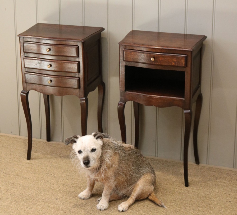 Pair Of French Oak Bedside Cabinets View IV