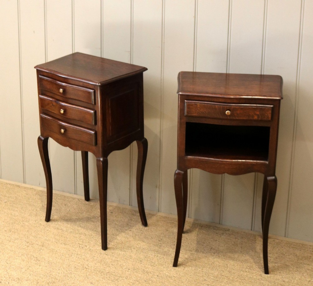 Pair Of French Oak Bedside Cabinets View VI