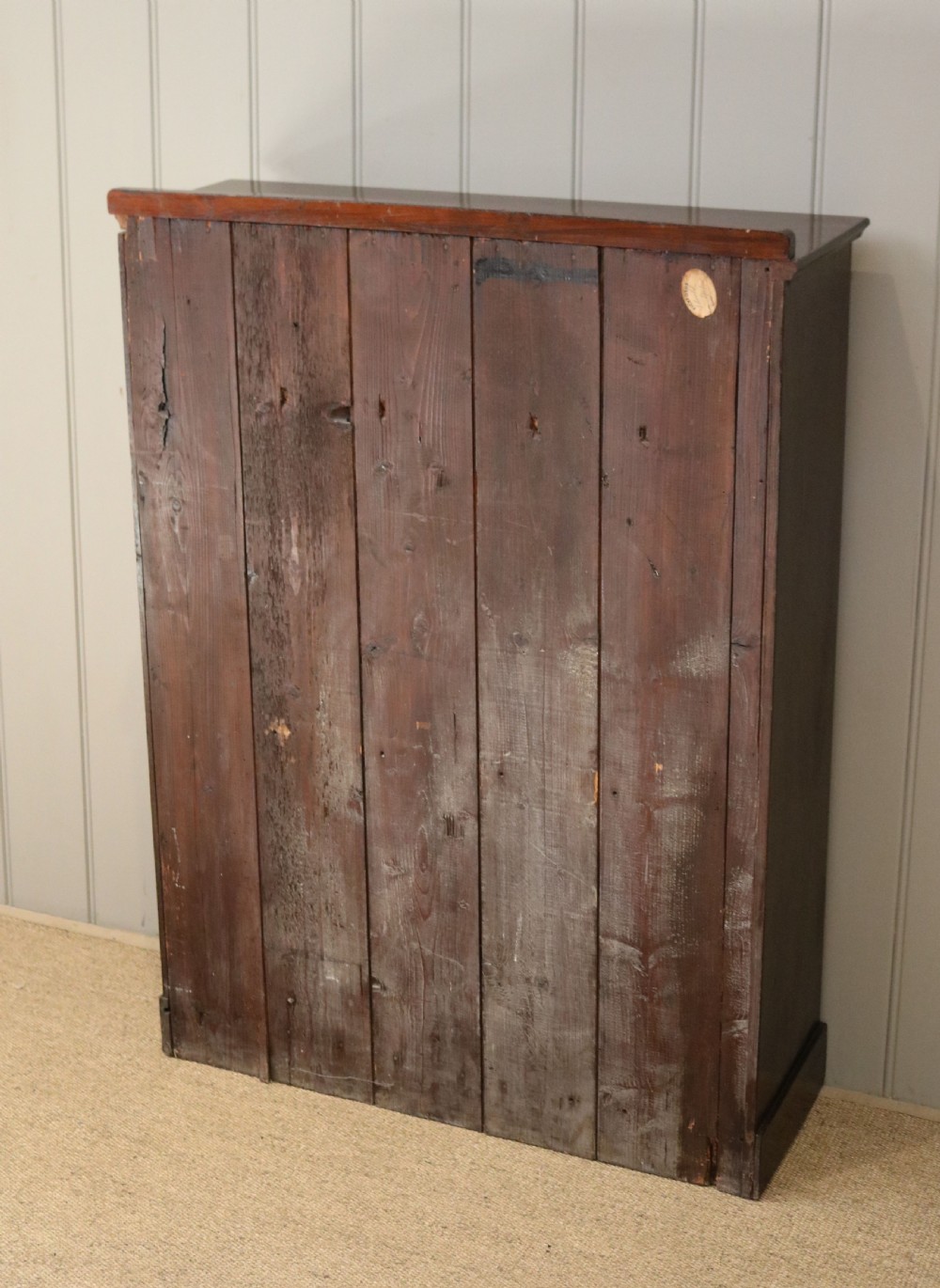Edwardian Mahogany Open Bookcase View XII