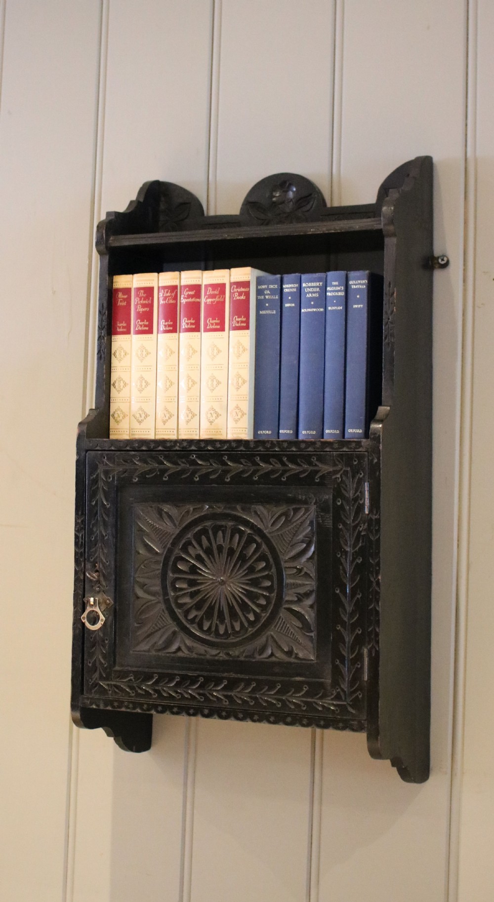 Ebonized Fruitwood Wall Cabinet View VII