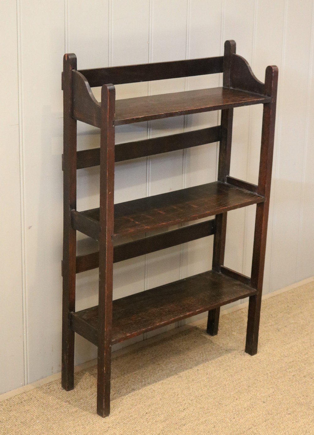 Oak Open Bookcase View II