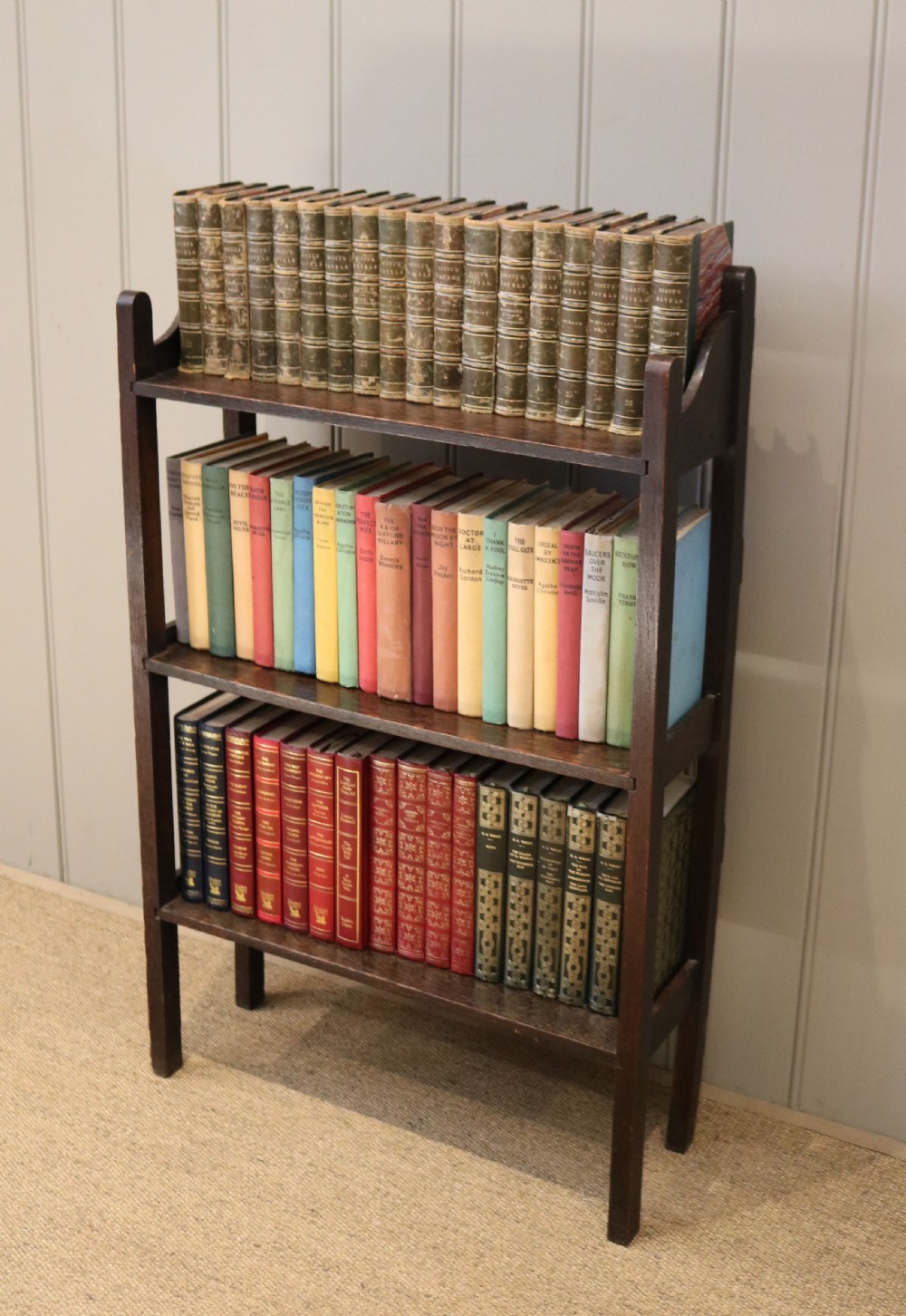 Oak Open Bookcase View III