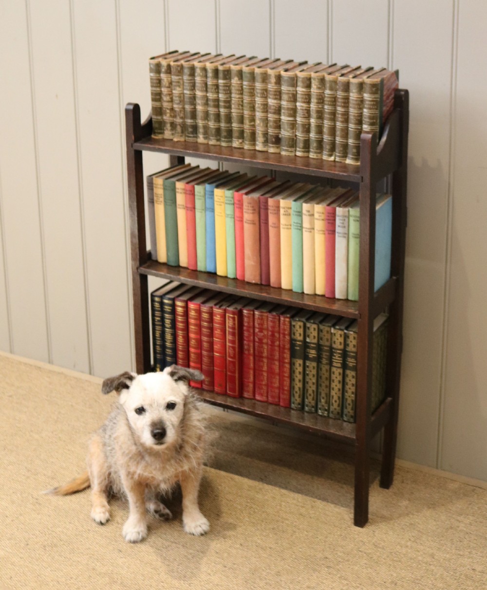 Oak Open Bookcase View VII