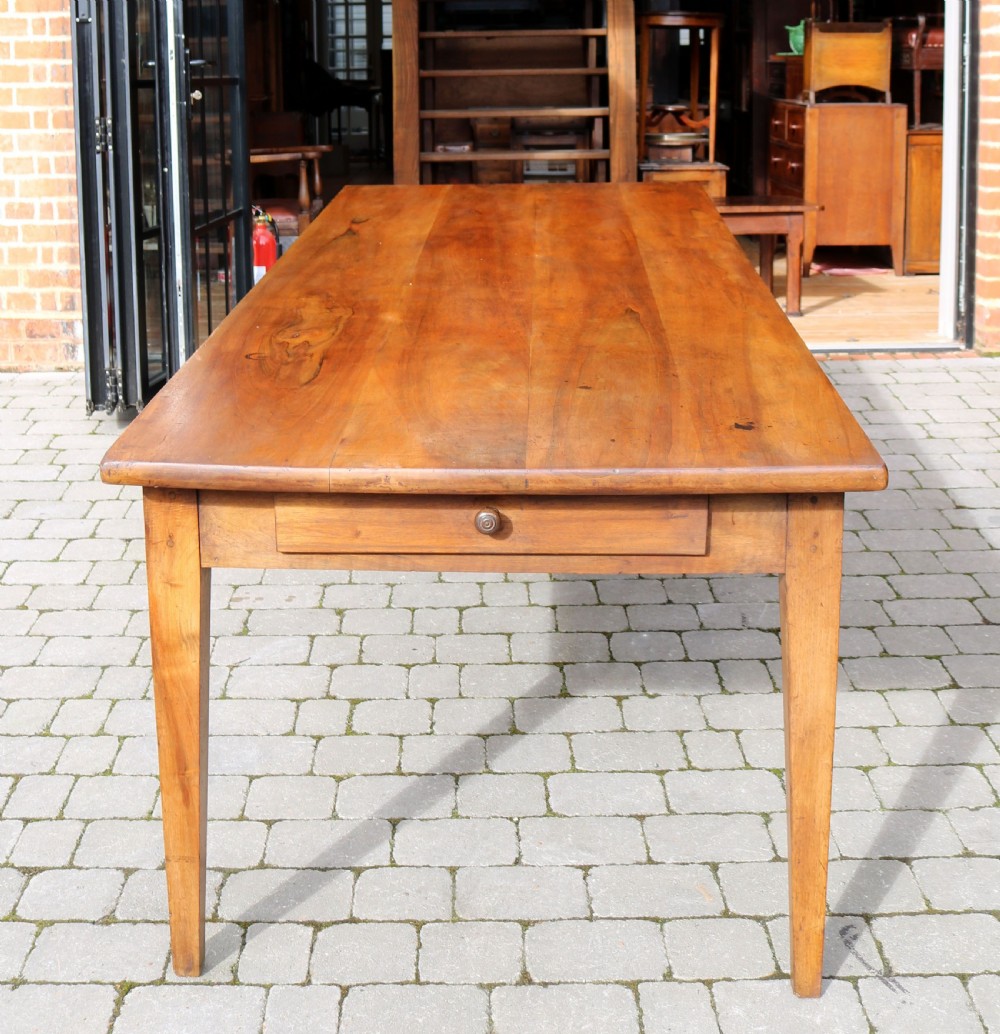 Substantial French Walnut Farmhouse Table View III
