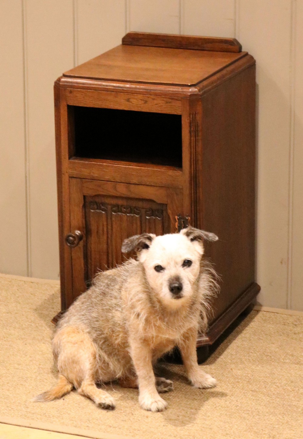 Single Oak Bedside Cabinet View IV