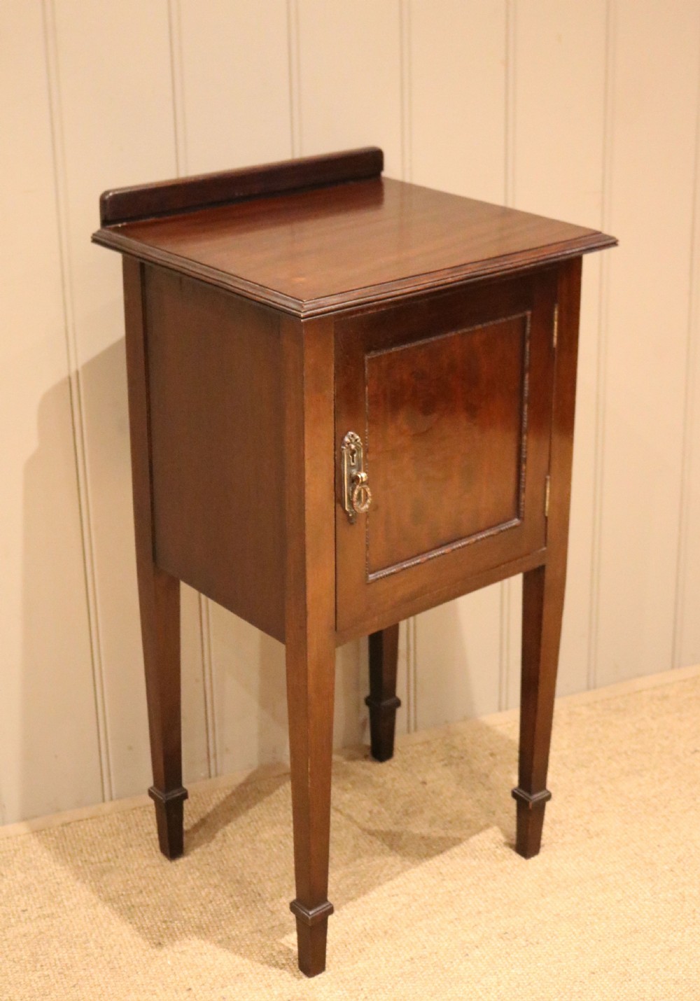 Single Mahogany Pot Cupboard View VIII
