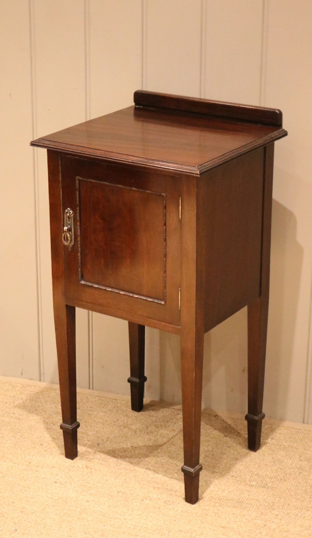 Single Mahogany Pot Cupboard View IX