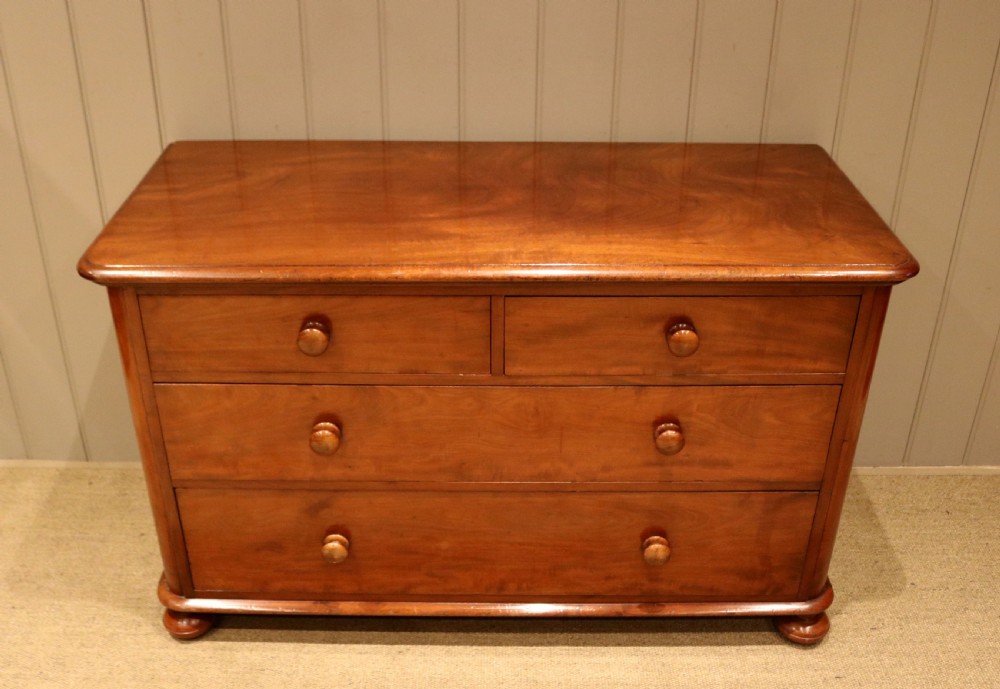 Late 19th Century Mahogany Chest Of Drawers
