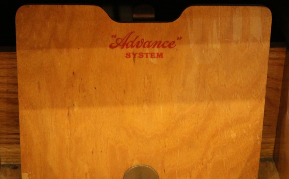 Oak Filing Cabinet View IX