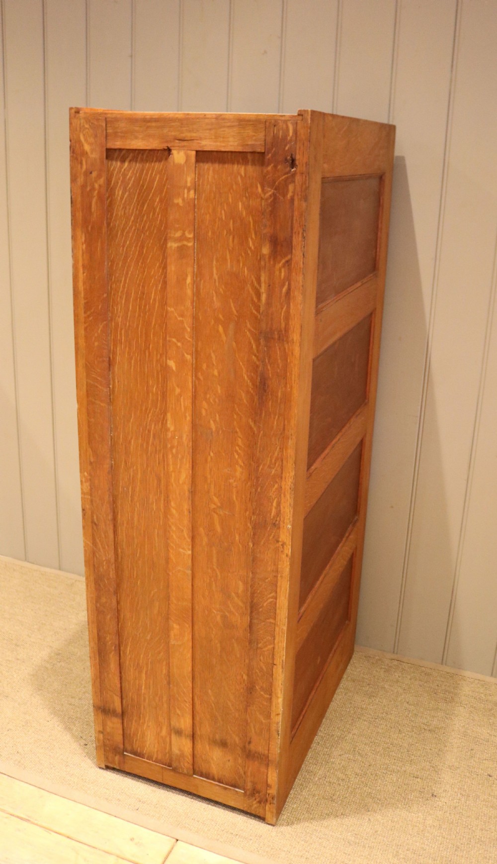 Oak Filing Cabinet View XIII