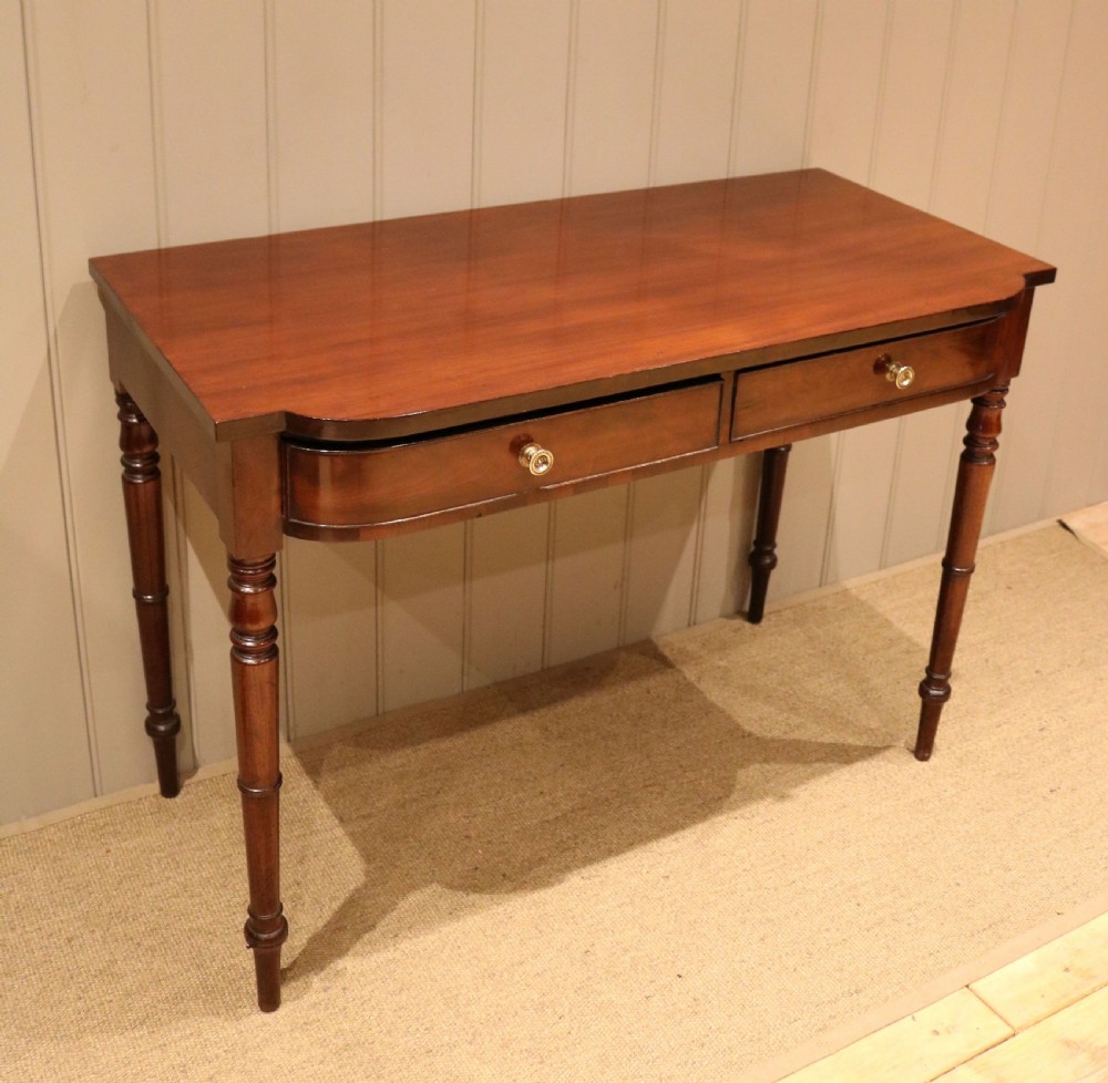 Early 19th Century Mahogany Breakfront Side Table View IX