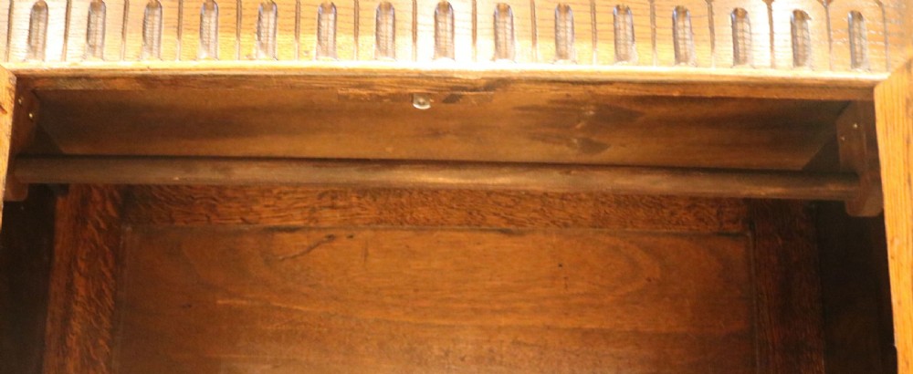Small Carved Oak Cupboard View VIII