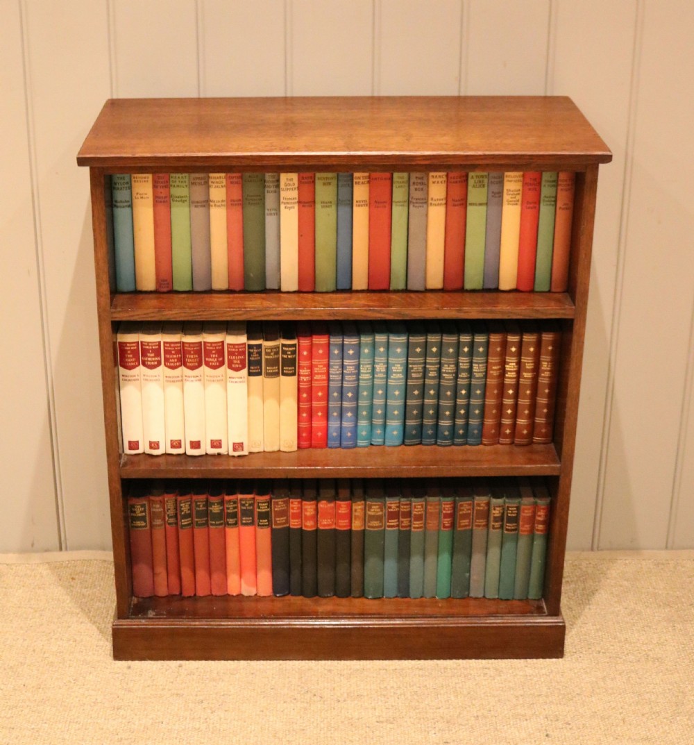Oak Open Bookcase View II