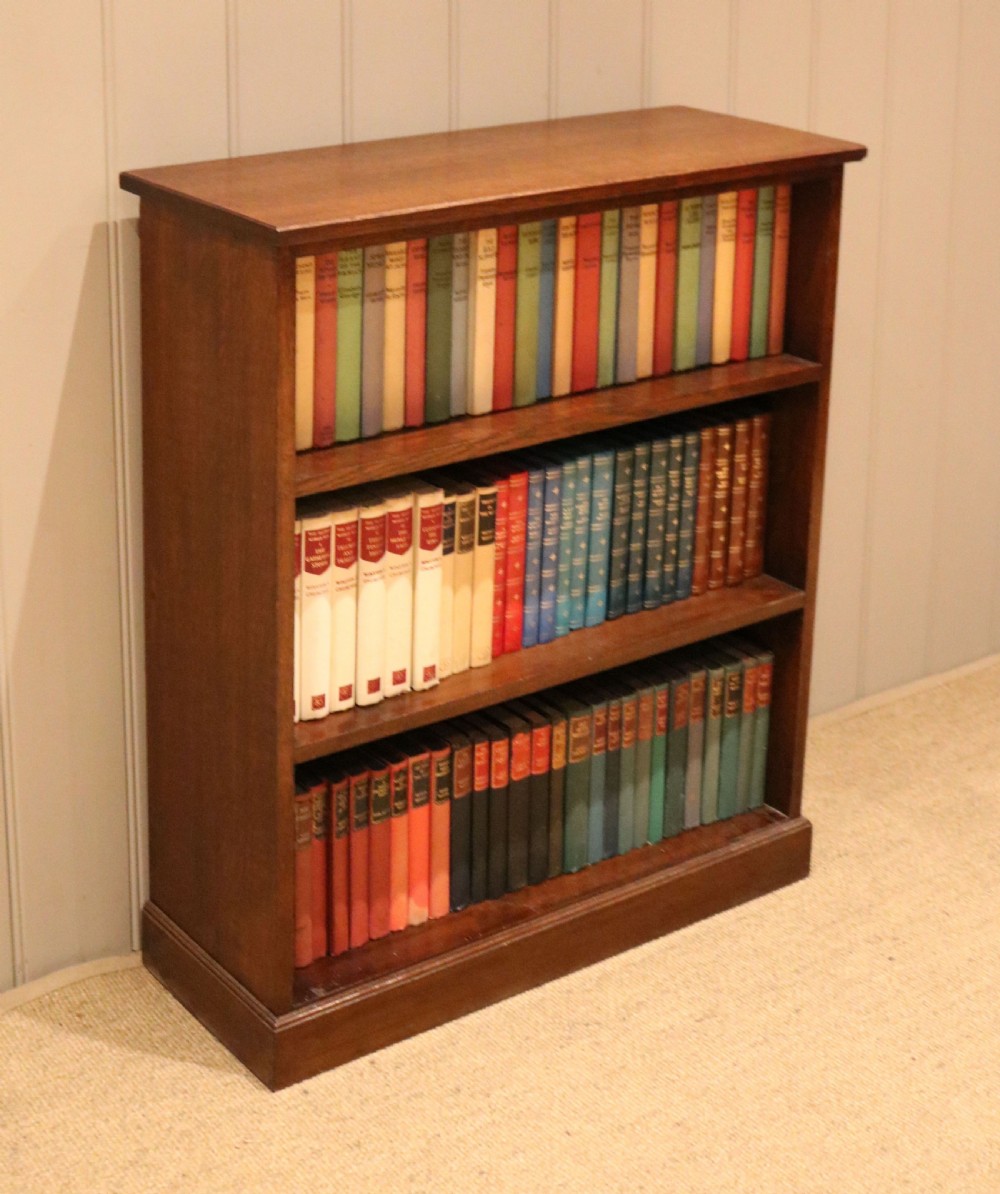 Oak Open Bookcase View V