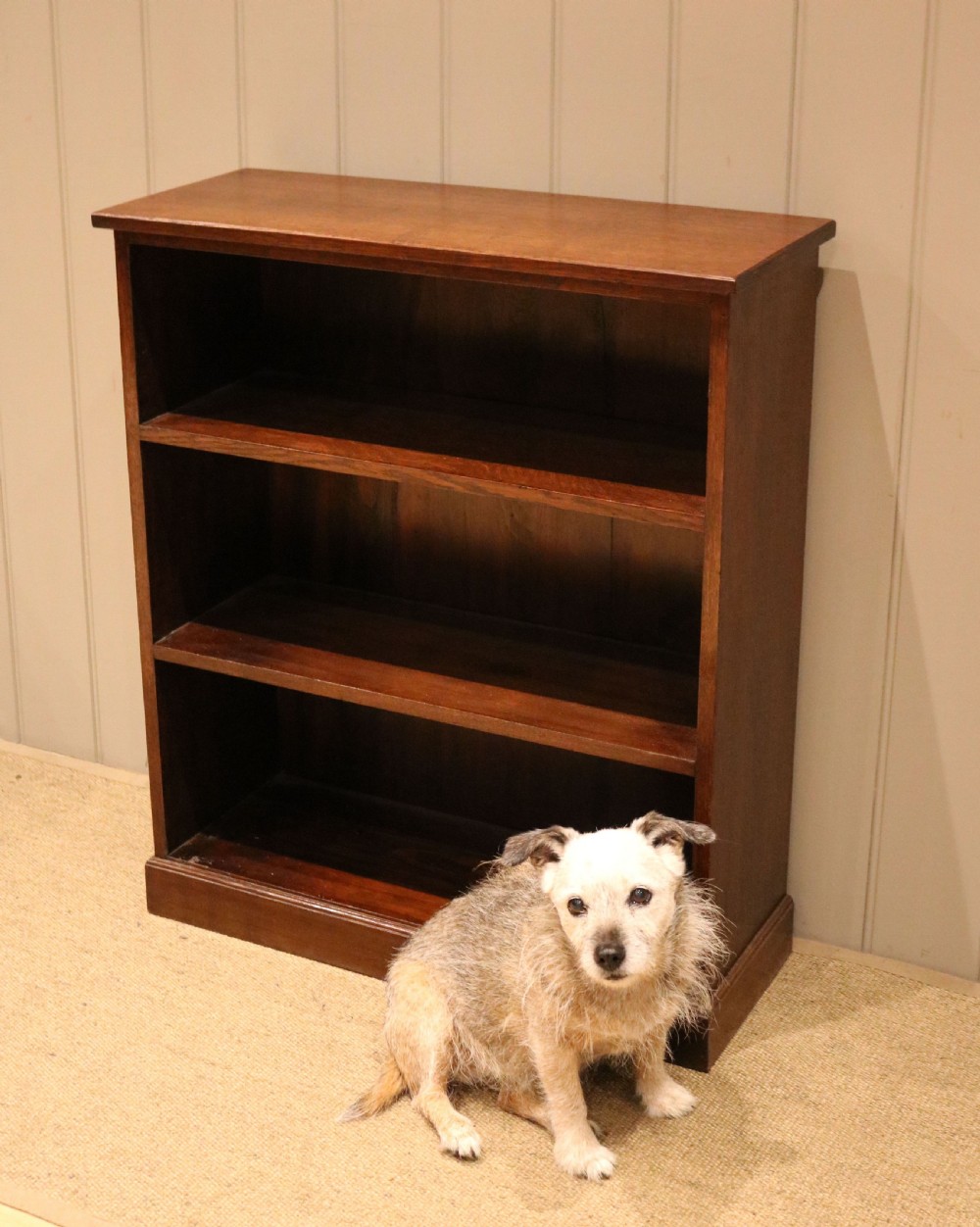 Oak Open Bookcase View VI