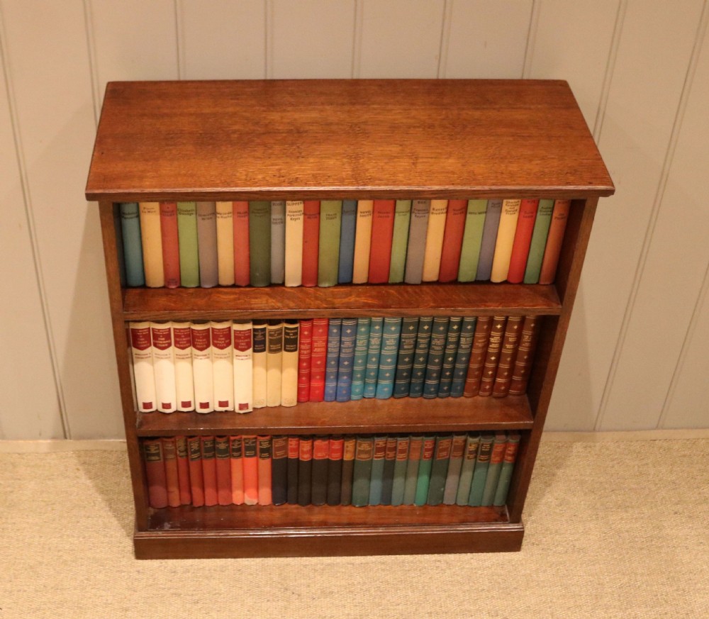 Oak Open Bookcase View X