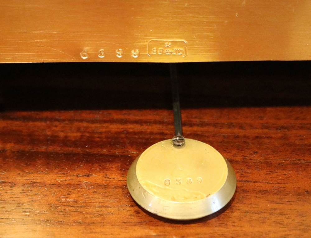 Small French Gilt Ormolu Mantel Clock View XII