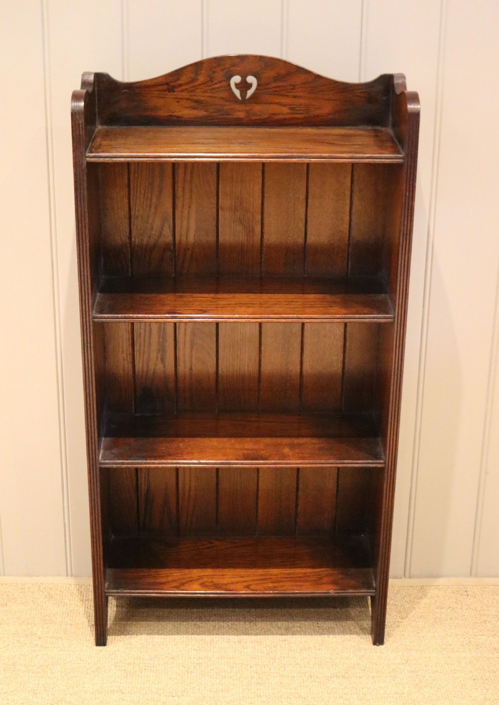 Oak Open Bookcase View II