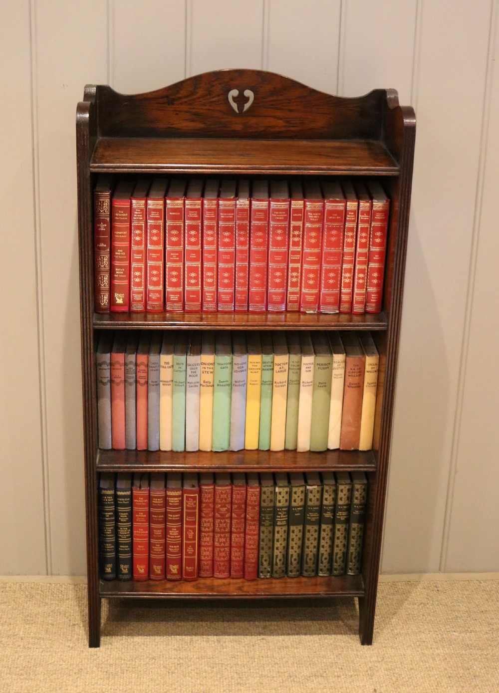 Oak Open Bookcase View III