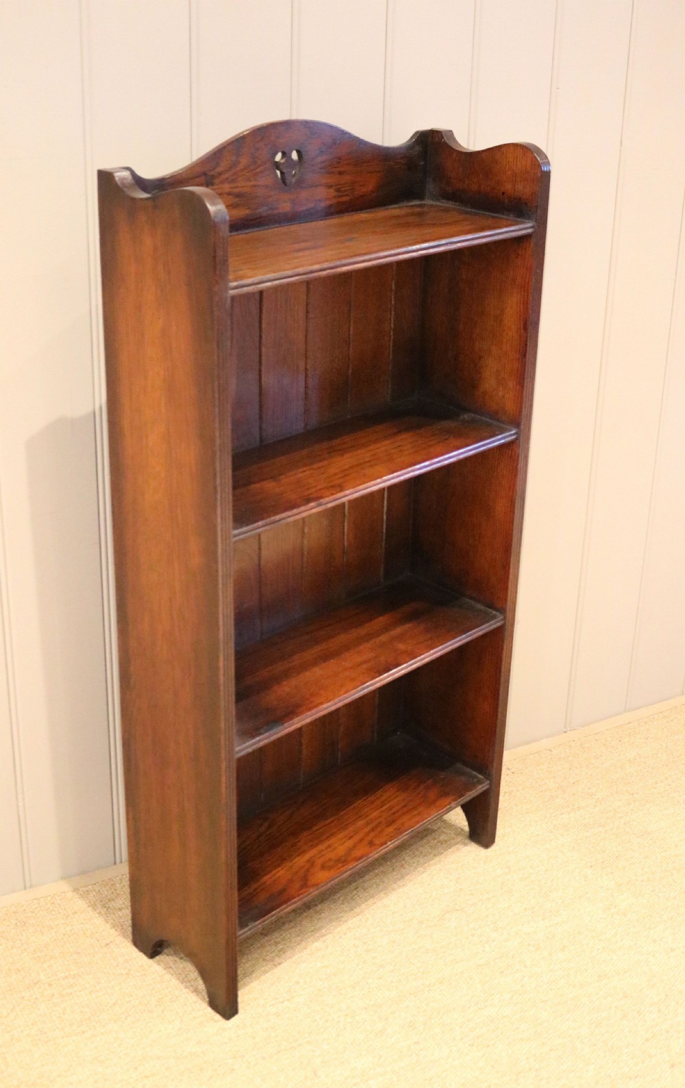 Oak Open Bookcase View VI