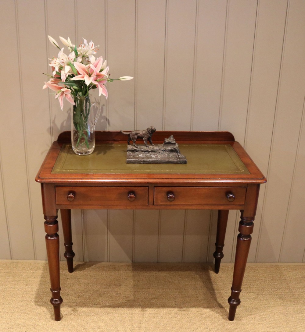 Late 19th Century Mahogany Writing Desk View VI