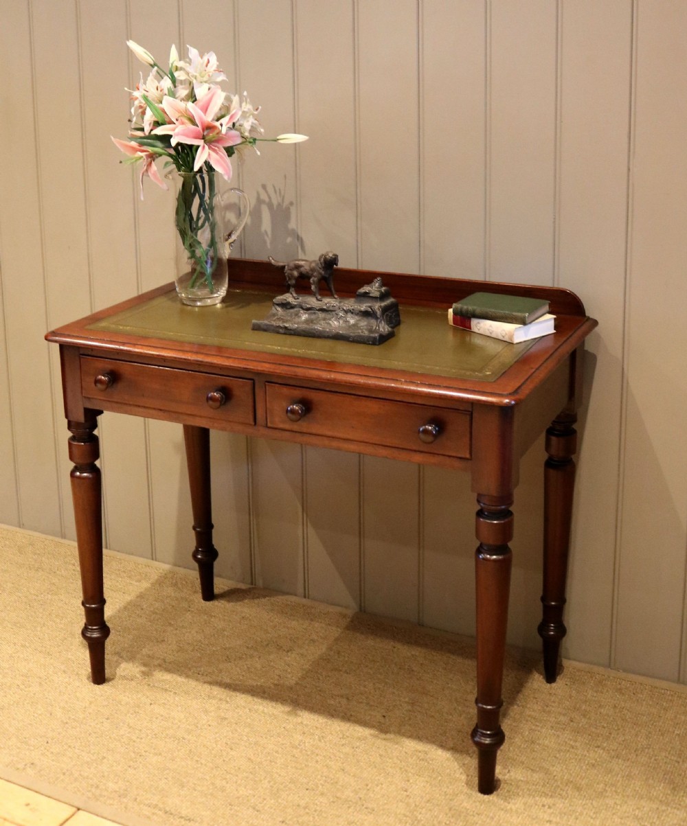 Late 19th Century Mahogany Writing Desk View X