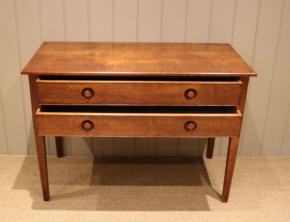 Arts & Crafts Style Oak Side Cabinet View IV