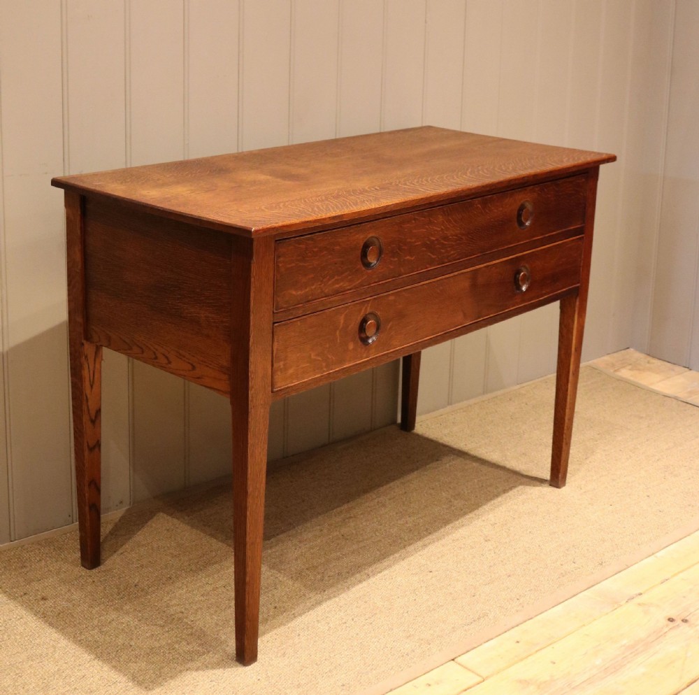 Arts & Crafts Style Oak Side Cabinet View VII