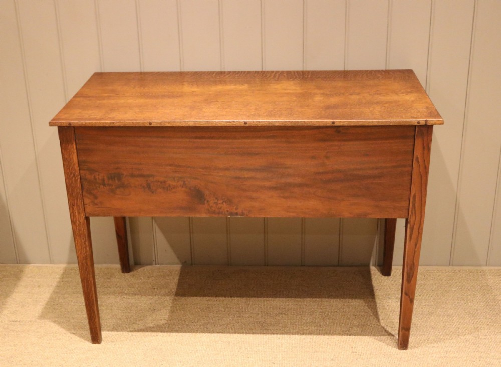 Arts & Crafts Style Oak Side Cabinet View X