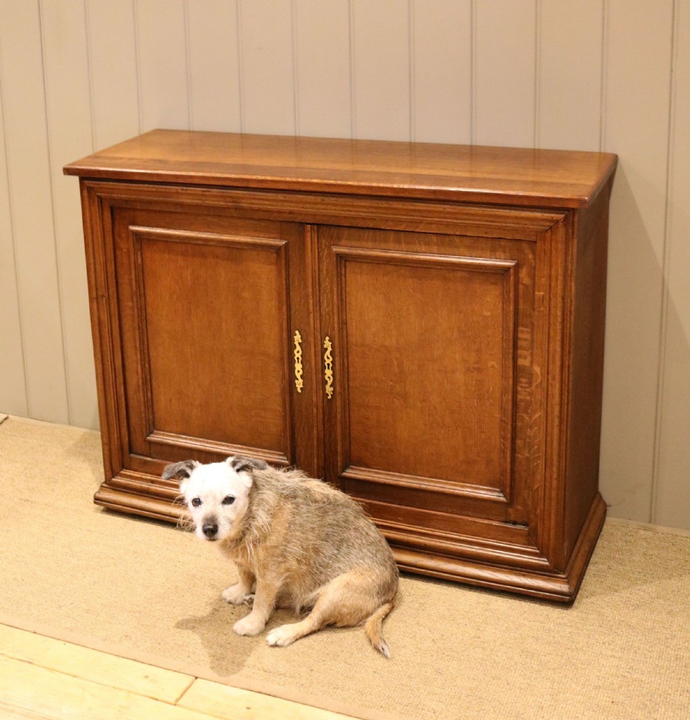 French Solid Oak Side Cabinet View III