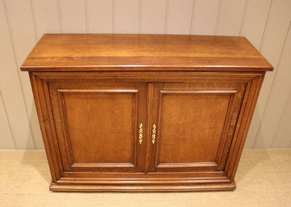 French Solid Oak Side Cabinet View IV