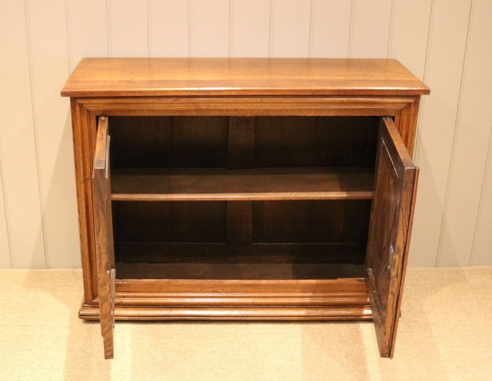 French Solid Oak Side Cabinet View VII