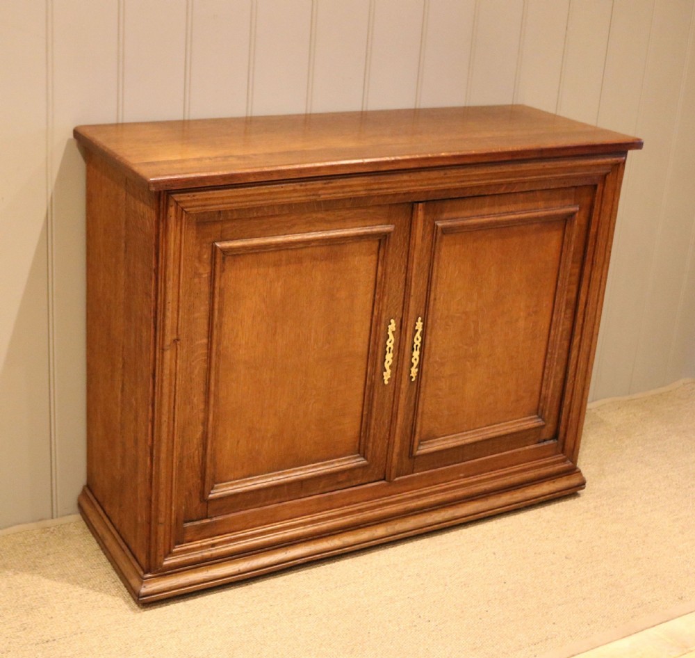 French Solid Oak Side Cabinet View VIII