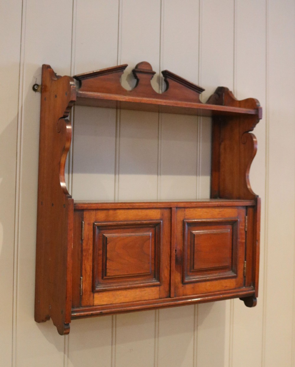Early 20th Century Walnut Wall Cabinet View II