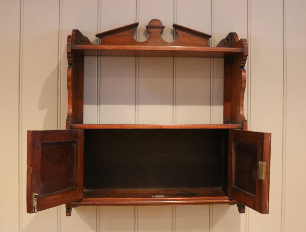 Early 20th Century Walnut Wall Cabinet View VIII
