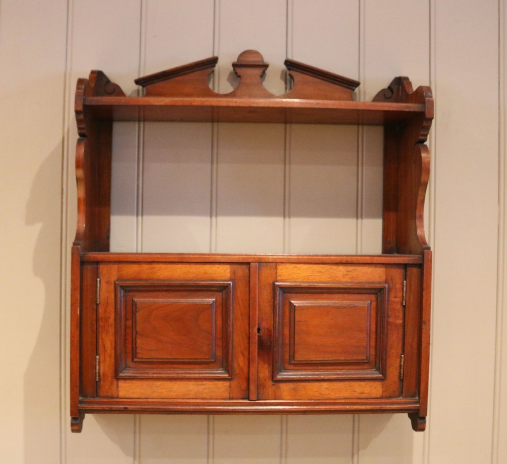 Early 20th Century Walnut Wall Cabinet View X
