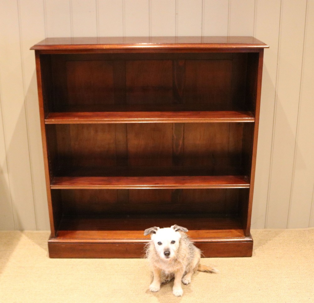 Mahogany Open Bookcase View II