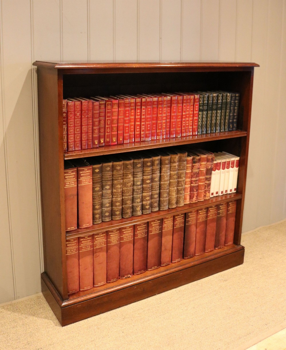 Mahogany Open Bookcase View III