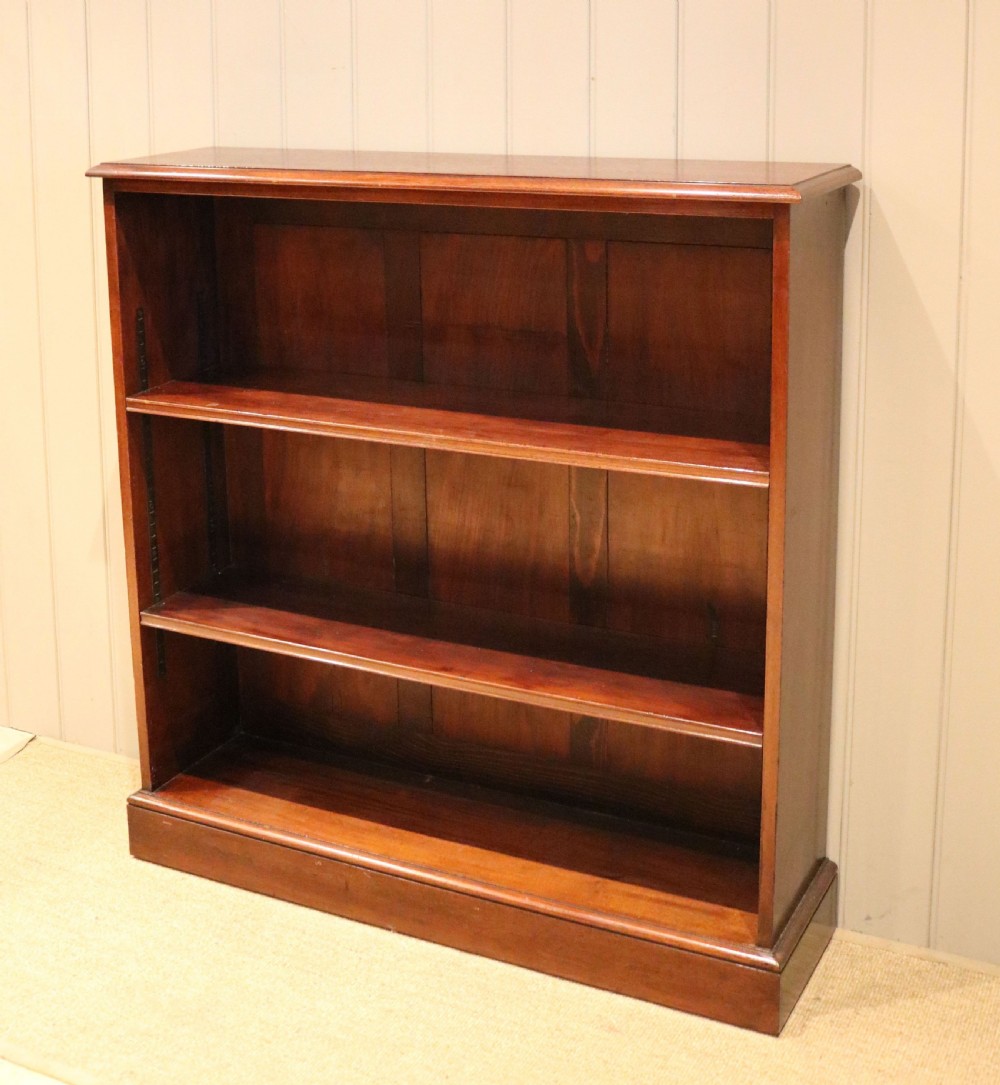 Mahogany Open Bookcase View IV