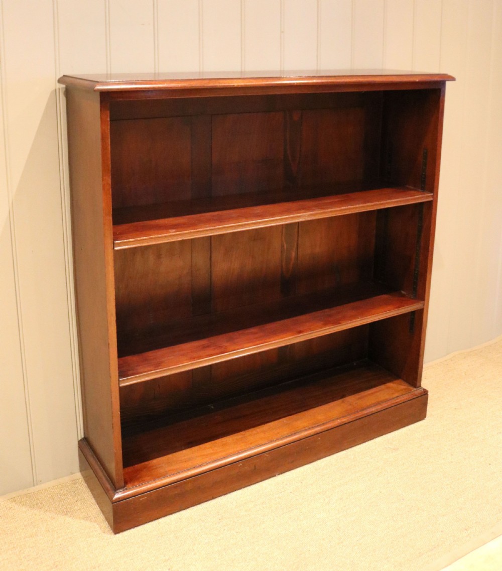 Mahogany Open Bookcase View VI